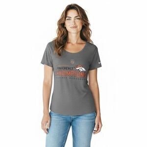 NFL Super Bowl 50 Women’s Denver Broncos Nike Size M T-Shirt